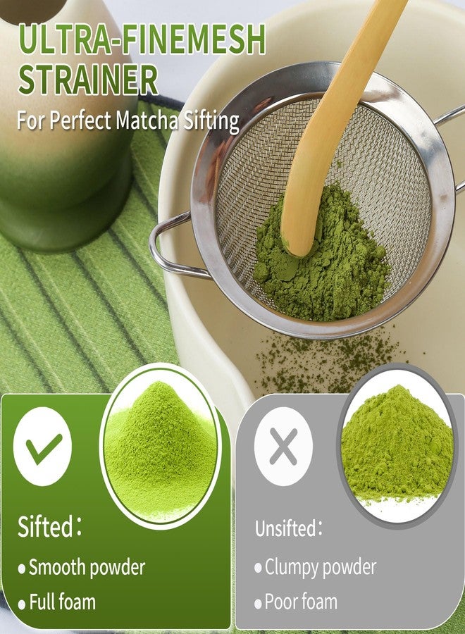 CalmBloom Matcha Whisk Set, 7Pcs Matcha Kit, Ceramic Matcha Bowl Set with Bamboo Whisk, Tools and Tea Towel, Complete Matcha Making Kit, Traditional Japanese Tea Tools - Image 3