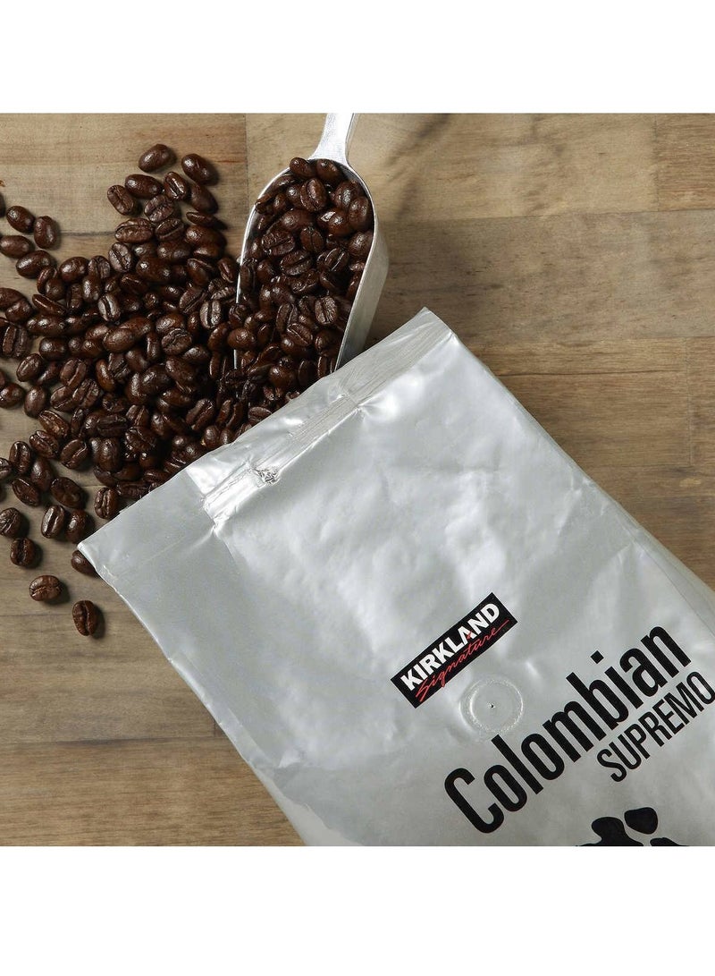 Kirkland Signature Colombian Supremo Whole Bean Coffee (908g)  - Image 2