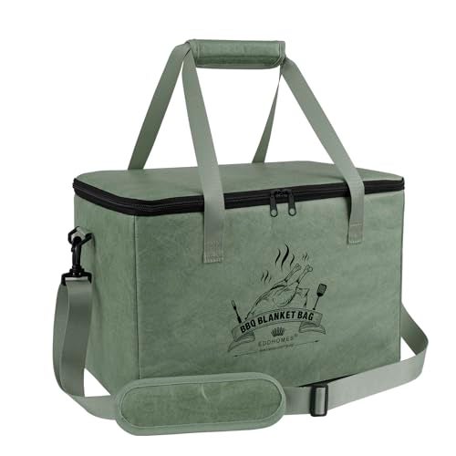 EddHomes BBQ Blanket for Resting Meat Reusable Insulated Brisket Resting Blanket Large Capacity BBQ Meat Blanket Bag with Adjustable Shoulder Strap Smoker Meat Insulated Resting Bag for BBQ Meat - Image 1