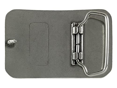 Belts.com HA0150 Antique Silver Bronco Rider Cowboy Belt Buckle, Fits 1-1/2"(38mm) Belt (Antique Silver) - Image 2
