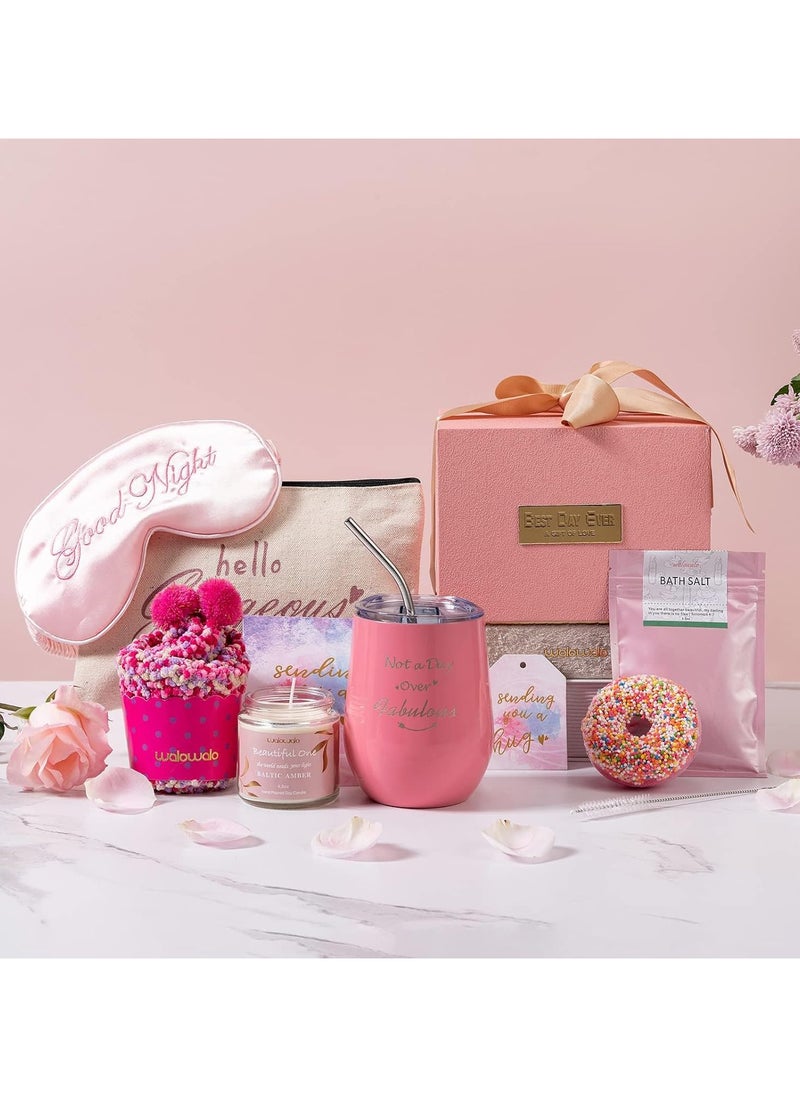 MissTiara Birthday Gifts for Women, Relaxing Spa Gift Basket Set, Unique Gift Ideas for Women, Gifts for Mom Sister Best Friend Wife, Coworker Teacher Nurse Gifts for Women  - Image 2