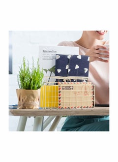 Y&D Desktop Mail Organizer File Metal Wire Sorter Letter Magazine Rack for Letters, Mails, Books, Postcards, Brochures, Holder (3 Slot, Gold)  - Image 5