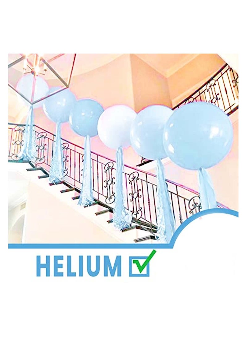 JOLLITY LLC بالونات لاتكس كبيرة بحجم 18 بوصة لحفلات عيد الميلاد والزفاف وحفلات استقبال المواليد والتخرج والفعاليات التجارية والعطلات 10 قطع - Image 3