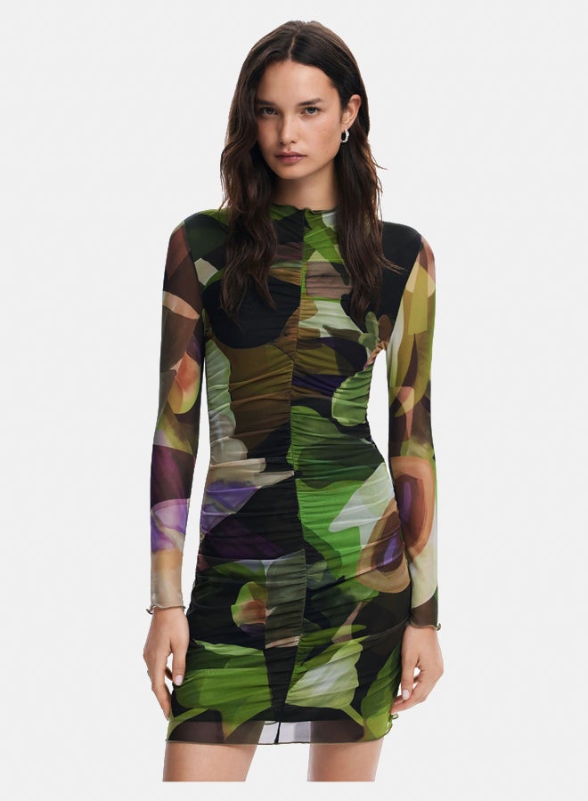 DESIGUAL Printed Mini Dress M. Christian Lacroix  - Image 2