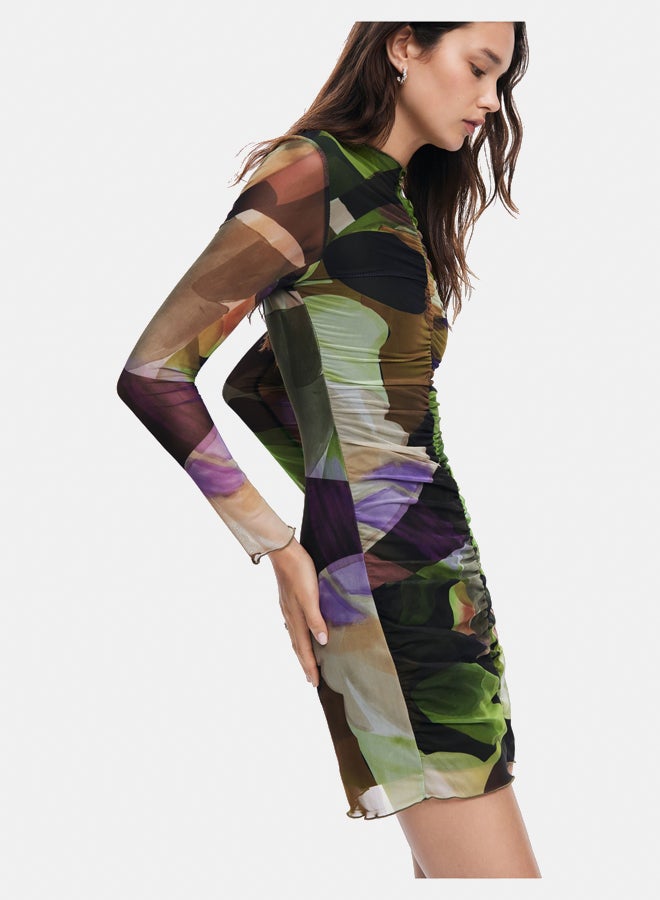 DESIGUAL Printed Mini Dress M. Christian Lacroix  - Image 3