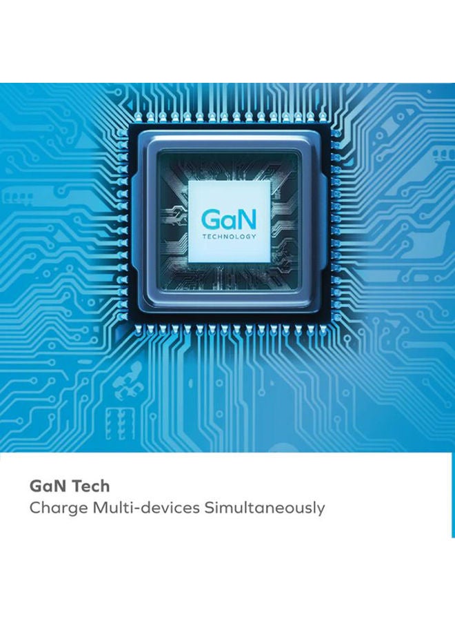 Momax One Plug GaN 140W 3-Port Fast Charger 2 USB-C and USB-A port - White - Image 4