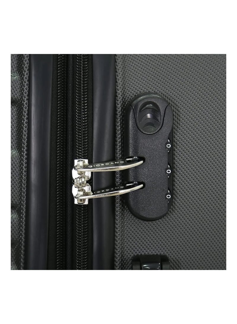 GIORDANO حقيبة تروولي GIORDANO Hardside Luggage Trolley Bag 3 قطع مع عجلات دوارة - Image 3