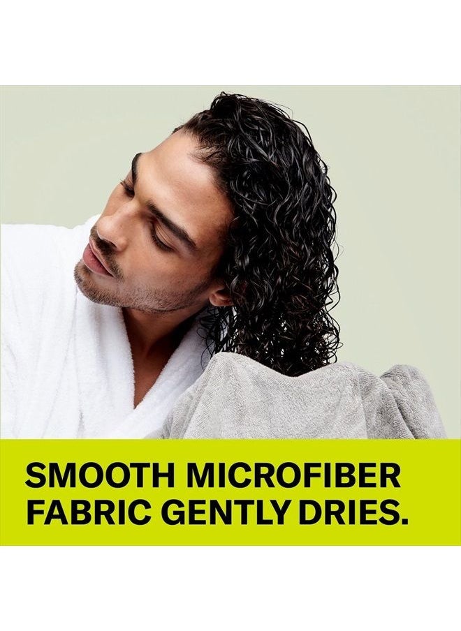 DevaCurl Microfiber Anti-Frizz Towel, Gray  - Image 3