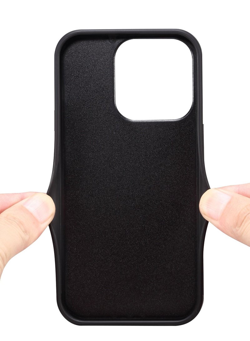 Suteni Leather Back Cover Phone Case for iPhone - Image 3