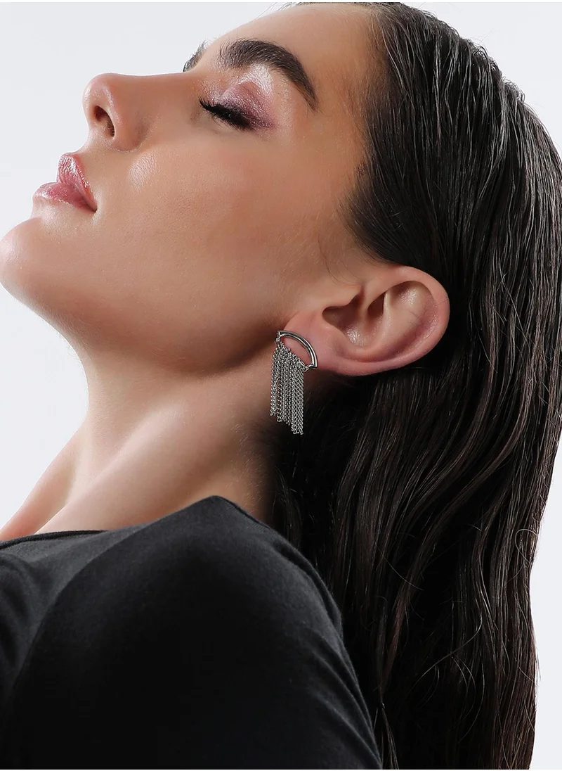 SOHI Alloy Contemporary Stud Earrings