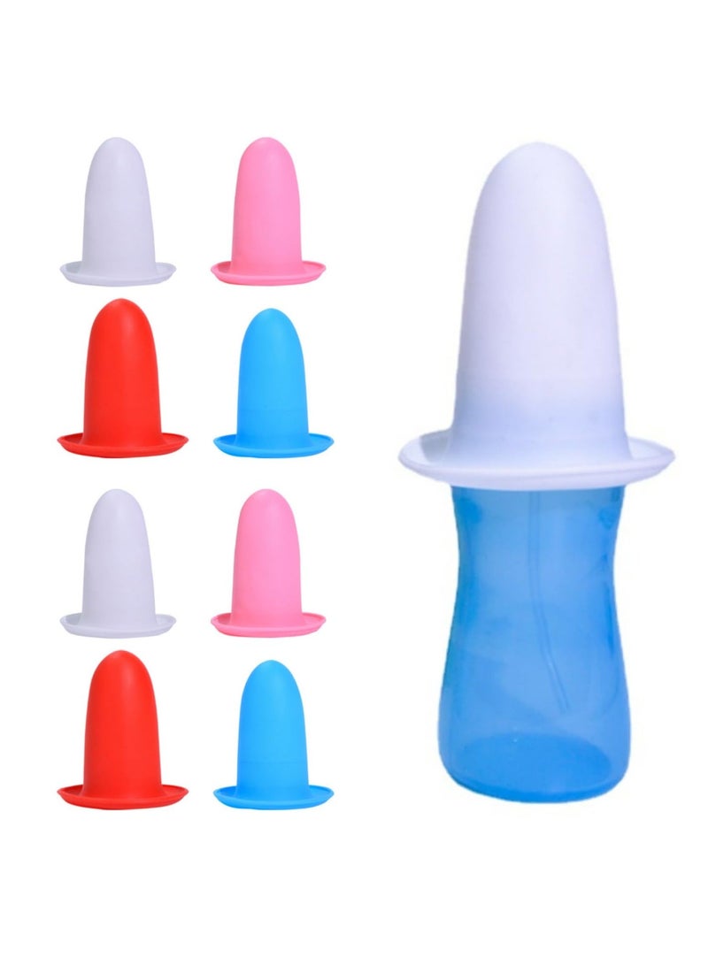 واي آند دي 8 Pack Elastic Sleeves for Leak Proofing Travel, Silicone Bottle Covers Luggage Travel Accessories Women, Size Toiletries Men, Proof Container - Image 1