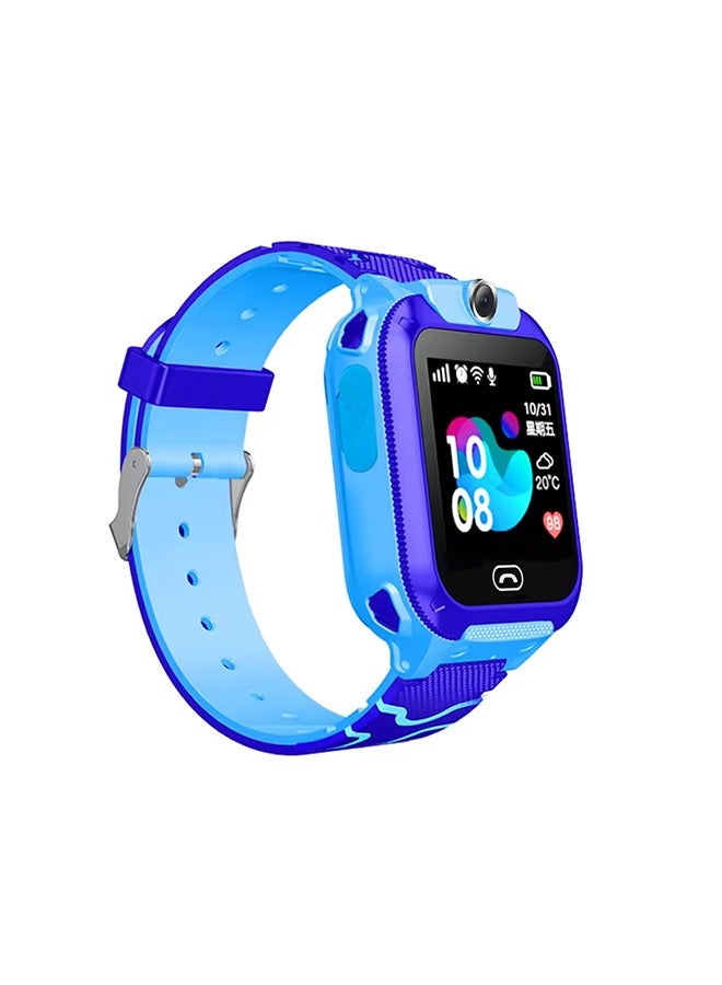 Captaintech Children's Watch,Touch Smart Watch,Rechargeable,Suitable for Children over 5 Years Old(Blue) - Image 1