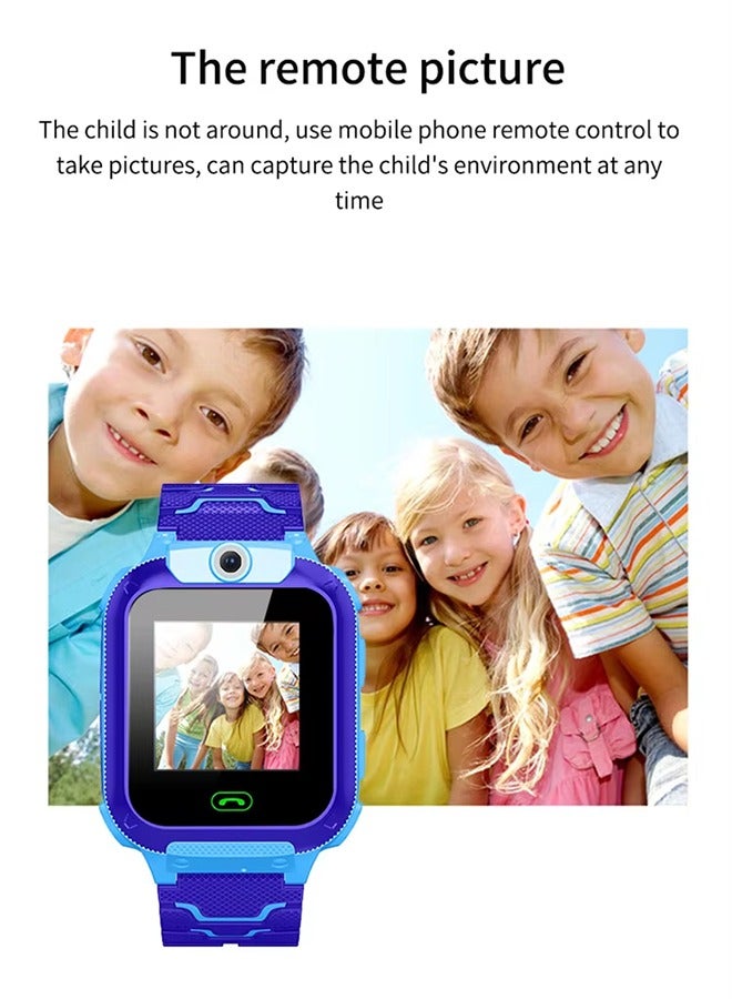 Captaintech Children's Watch,Touch Smart Watch,Rechargeable,Suitable for Children over 5 Years Old(Blue) - Image 5