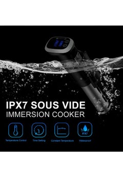 Biolomix Sous Vide Cooker Immersion Circulator IPX7 Waterproof Vacuum Food Cooker LCD Digital Display  - Image 3