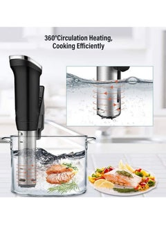 Biolomix Sous Vide Cooker Immersion Circulator IPX7 Waterproof Vacuum Food Cooker LCD Digital Display  - Image 4