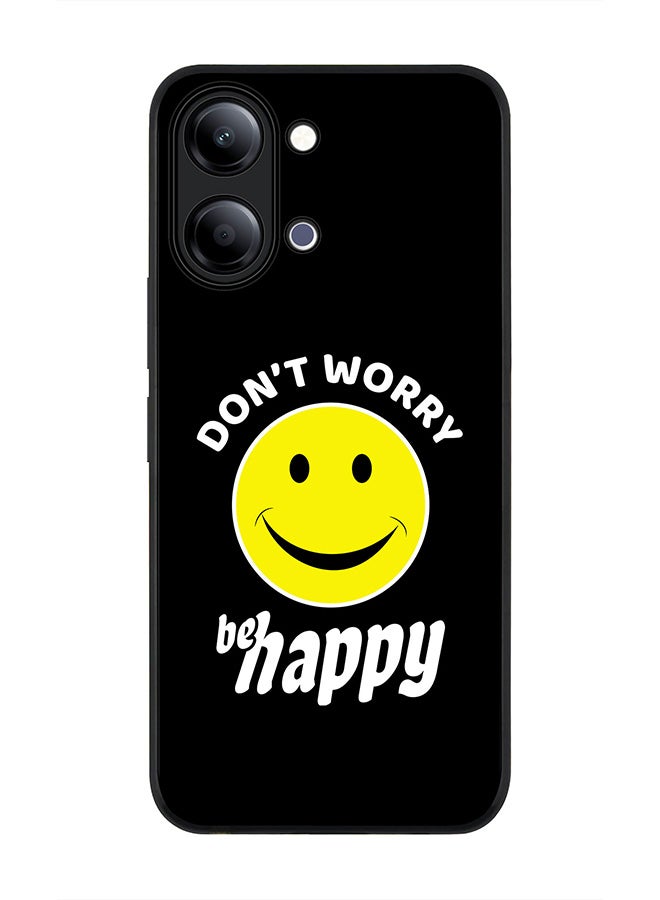 Stylizedd For vivo Y05 4G / Y6t 5G Case,Slim fit Camera Protection, Shockproof Thin Phone cover  - Don't worry be happy - Image 1