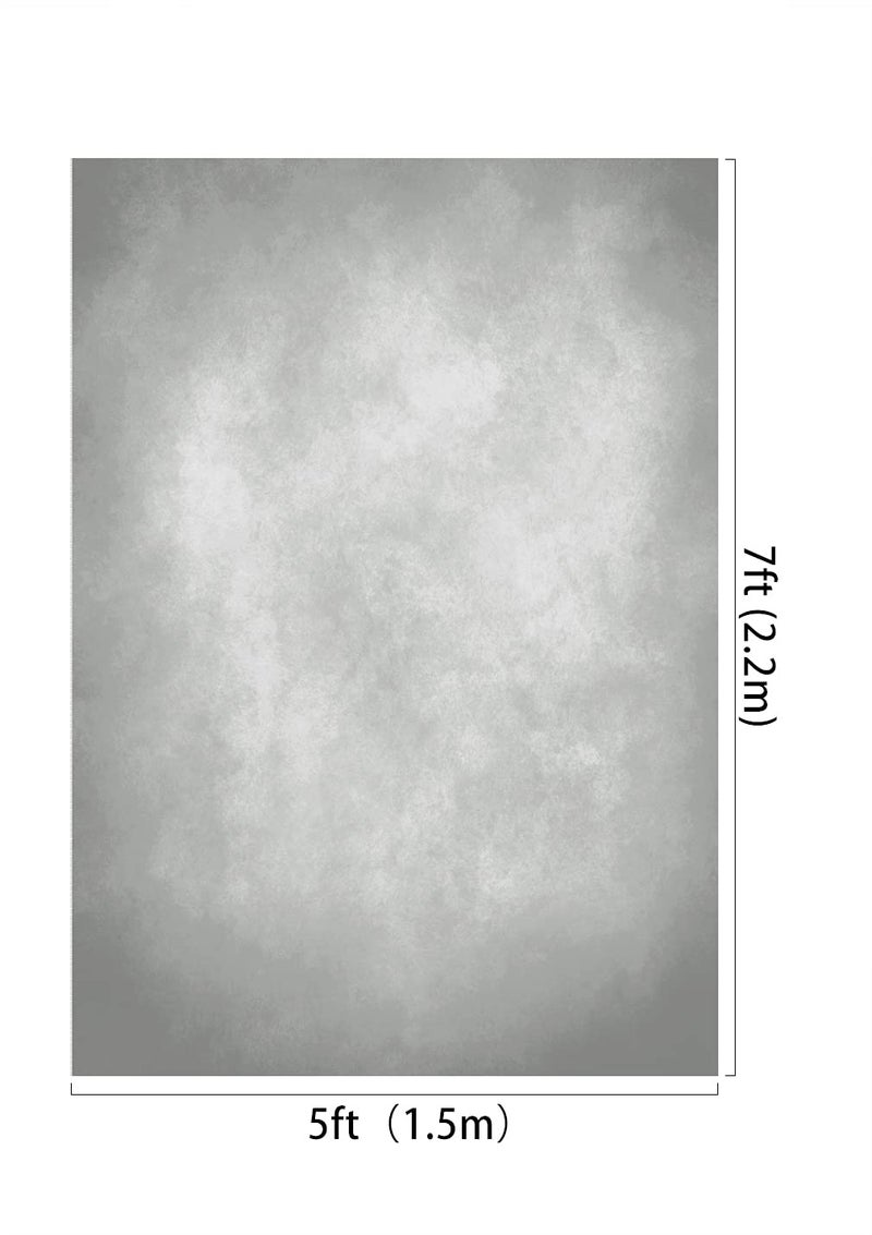 Kate 5x7ft Light Grey Backdrops Abstract Photography Backdrop for Professional Studio Backgrounds - Image 2