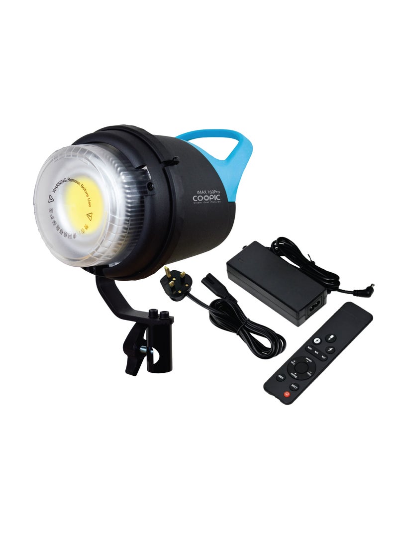 Coopic COOPIC IMAX 160PRO Professional Adjustable LED Light from 2700K-5600K, high CRI, infrared remote control - Image 1