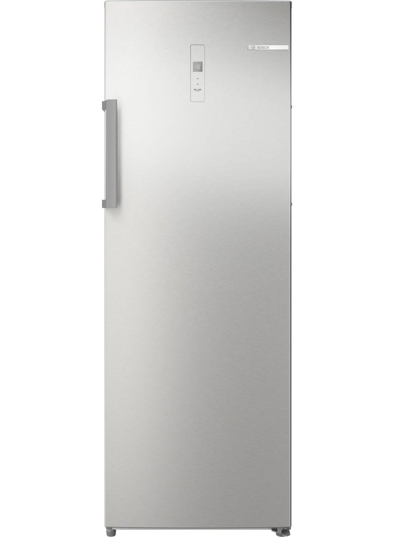 Bosch No Frost Upright Freezer, 7 Drawers, 2 Shelves, Digital Display, Silver, GSN33ALEE8 238 L 2200 W GSN33ALEE8 silver - Image 1