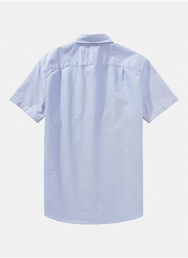American Eagle AE Short-Sleeve Slim Fit Button-Up Shirt  - Image 2