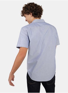 American Eagle AE Short-Sleeve Slim Fit Button-Up Shirt  - Image 4
