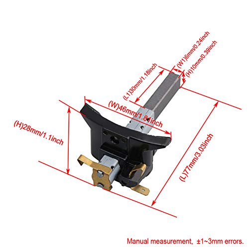 RDEXP Gray Industrial Vacuum Electric Motor Carbon Brushes Holder Replacement Accessory Kit - Image 4