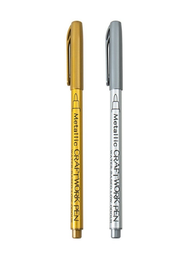 GuangNa 1 Gold and 1silver  DIY Markers  - Image 1