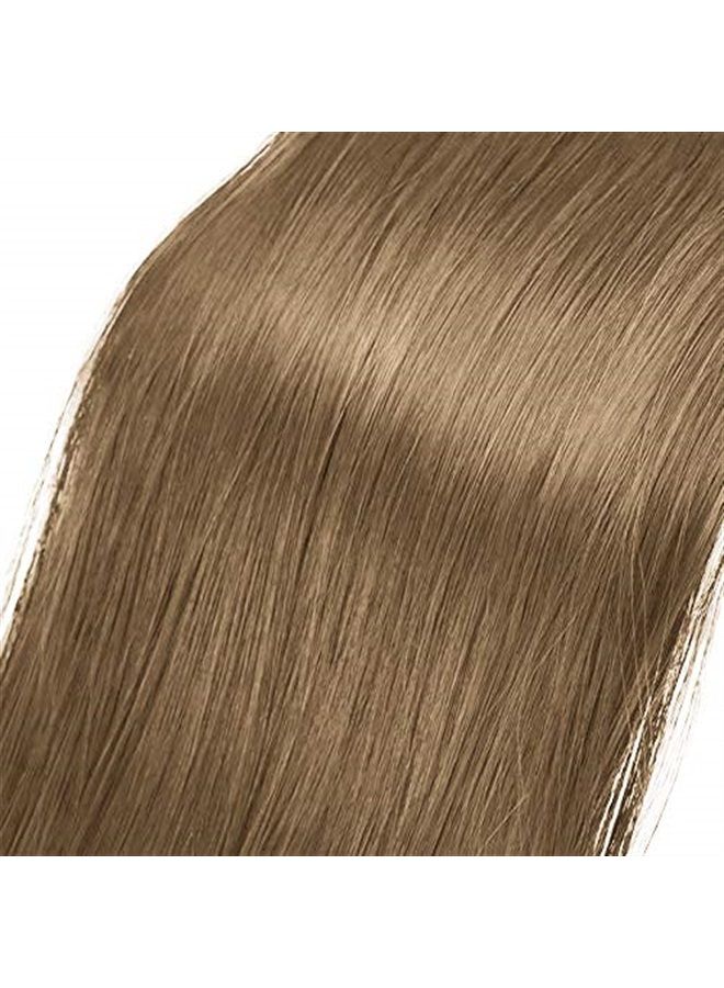 BARSDAR 26 inch Ponytail Extension Long Straight Wrap Around Clip in Synthetic Fiber Hair for Women - Light Golden Brown & Pale Golden Blonde - Image 3