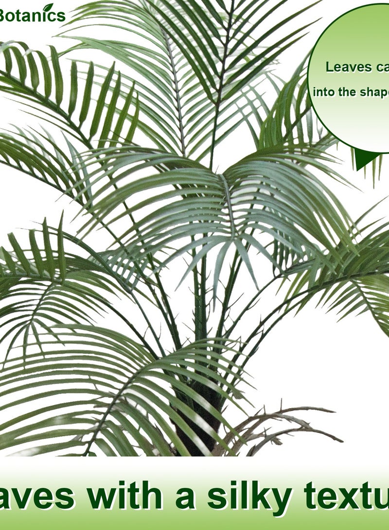 MirageBotanics Artificial Palm Tree Fake Tall Artificial Palm Trees for Outdoor Indoor Decor Faux Phoenix Palm Plants for Outside Patio Pool Coastal Home Office Living Room - Image 5