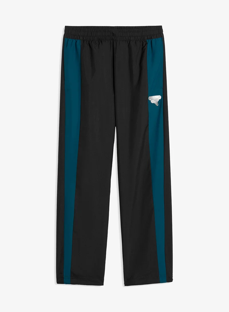Puma PUMA Black Youth Super T7 Relaxed Woven Sweatpants  | Best Price UAE
