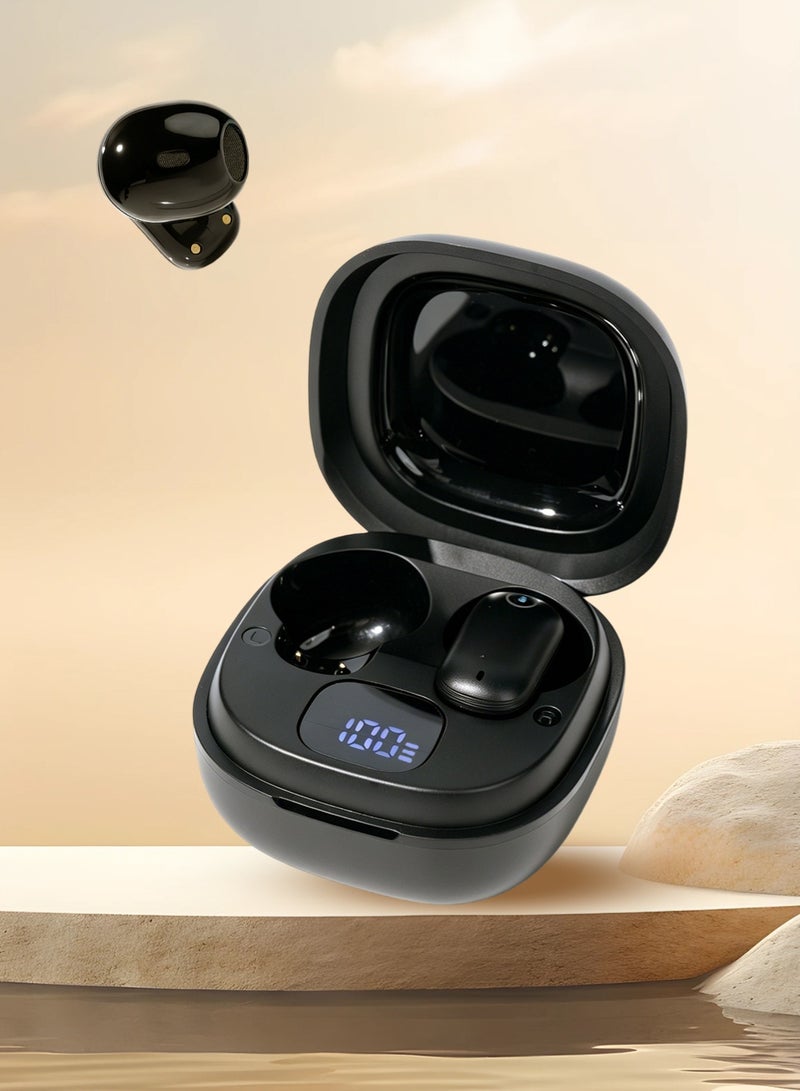 ISKU Wireless Bluetooth Earphones BT5.4 In-ear Headphones Noise Cancellation Waterproof Short-stemmed TWS Headphones HIFI Sound Quality Earbuds for Sports Travel Classes Work - Image 1