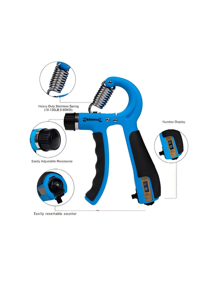 أتش برو مقبض اليد من إتش إم سبورتس  مزود بعدّاد، مثالي لتدريب قوة الساعد وتحسين قوة القبضة أثناء التمارين الرياضية. - Image 2