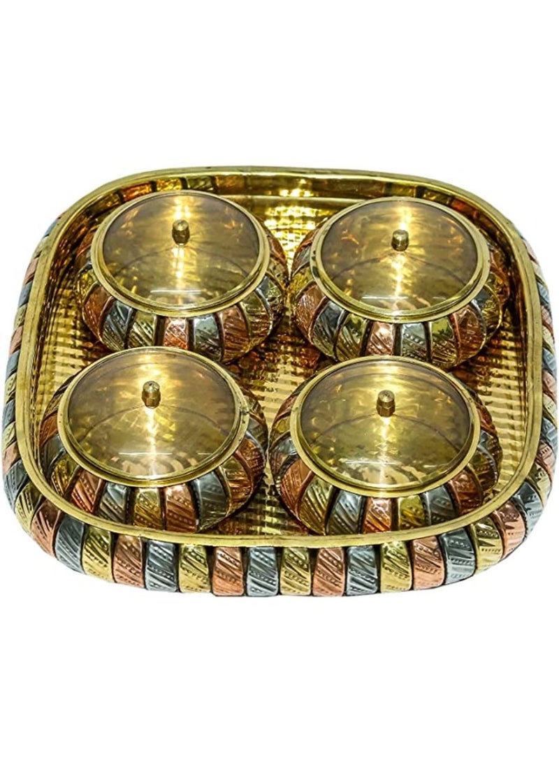 كويزيرا صندوق تخزين رائع للوجبات الخفيفة والتمور والحلاوة والحلويات والروتي والبراثا والفولكا والشاباتي. أوعية التخزين ، أوعية تخزين المواد الغذائية الصلب - Image 1