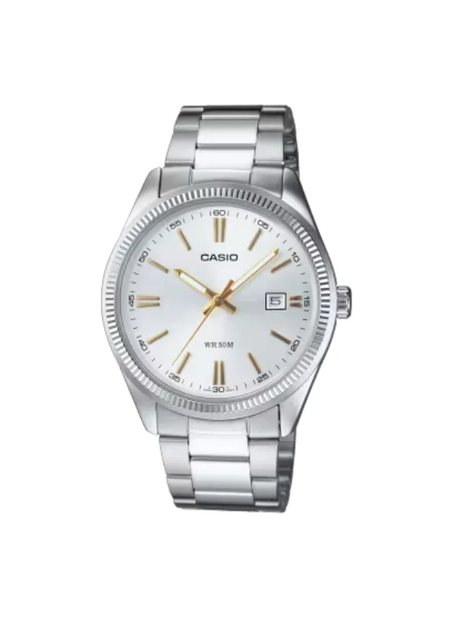 CASIO Men's Stainless Steel Analog Watch MTP-1302D-7A2VDF - 39 mm