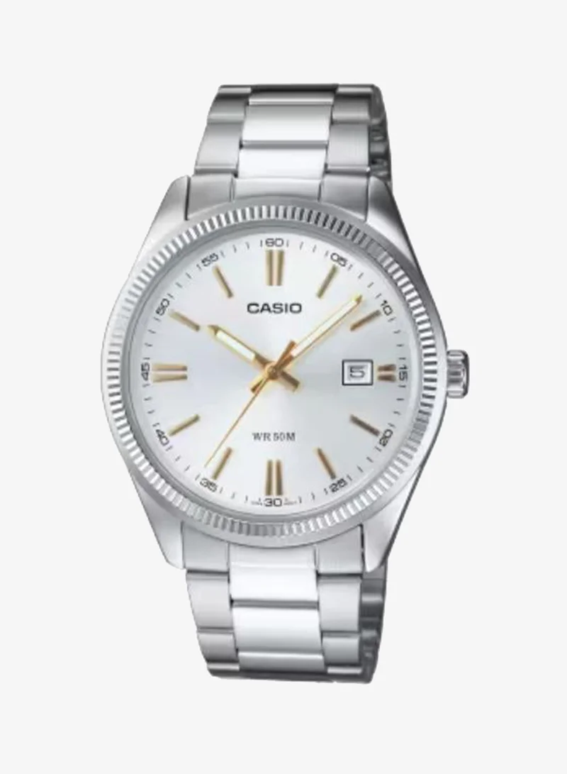 CASIO Men's Stainless Steel Analog Watch MTP-1302D-7A2VDF - 39 mm