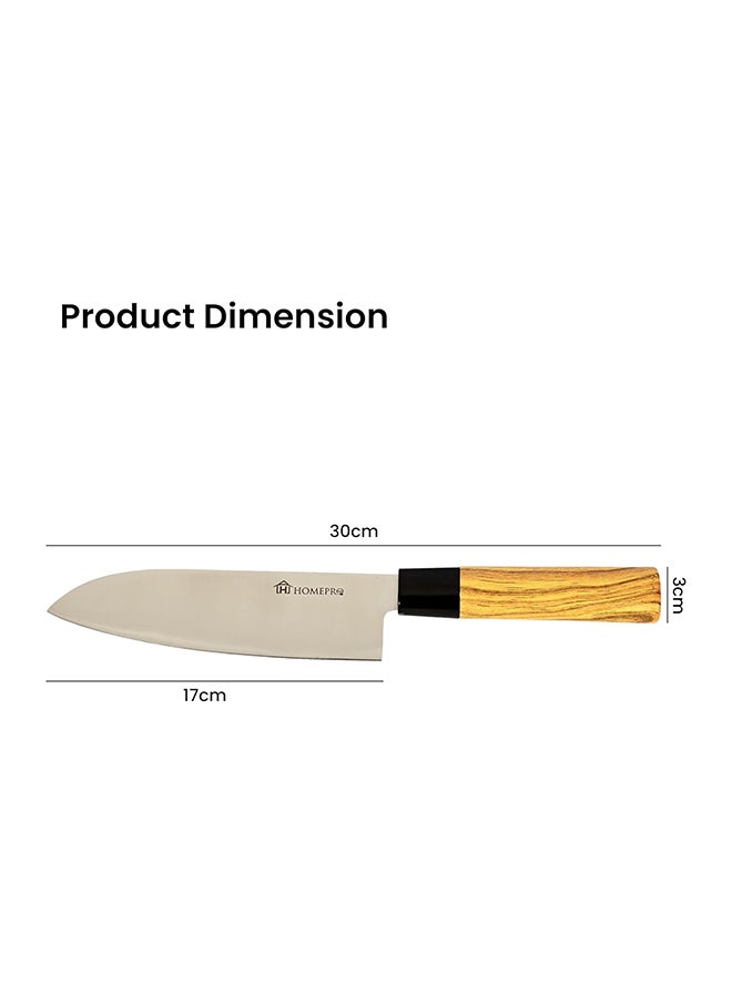 Home Pro Homepro 6.5" Chef Knife - Stainless Steel Blade Precision-Crafted For Culinary Excellence High Quality Blade Multipurpose Knife 30x3 cm Multicolor  - Image 2