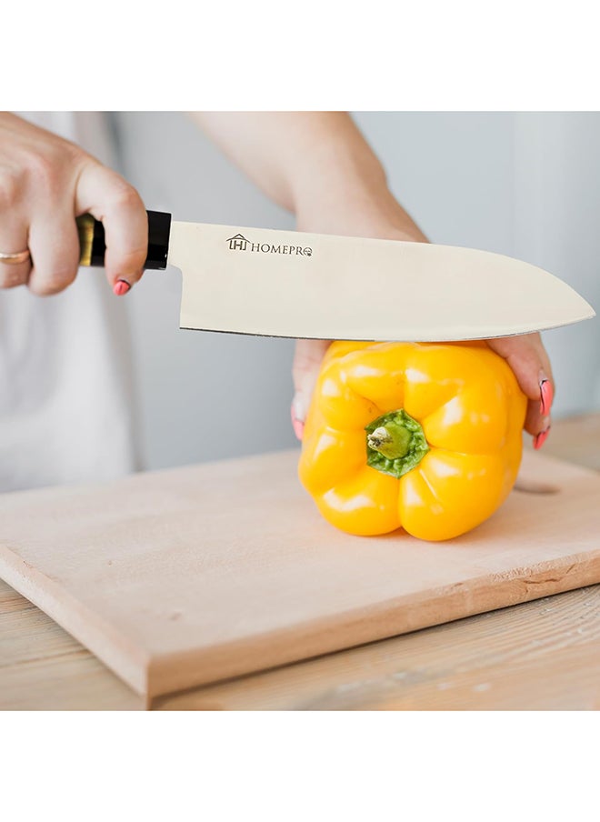 Home Pro Homepro 6.5" Chef Knife - Stainless Steel Blade Precision-Crafted For Culinary Excellence High Quality Blade Multipurpose Knife 30x3 cm Multicolor  - Image 4