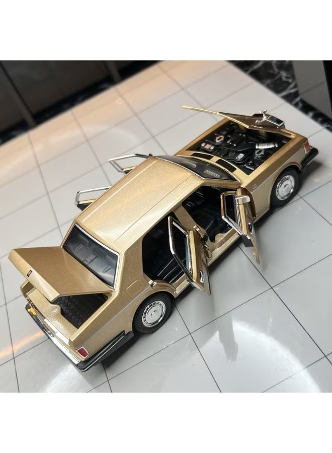 Rolls-Royce Silver Spur Vintage Diecast Model Car 1994  1:32 Scale  01 Pcs Assorted - Zinc Alloy Luxury Collectible with 6 Opening Doors, Pull-Back Action, Lights & Sound - Classic Retro Ornament Gift - Image 2
