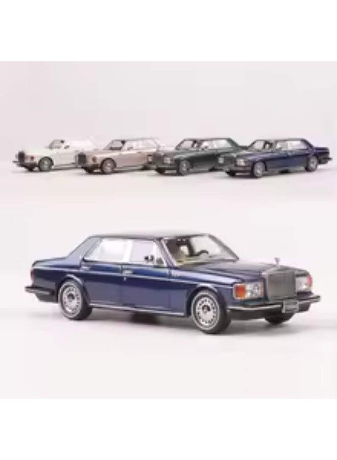 Rolls-Royce Silver Spur Vintage Diecast Model Car 1994  1:32 Scale  01 Pcs Assorted - Zinc Alloy Luxury Collectible with 6 Opening Doors, Pull-Back Action, Lights & Sound - Classic Retro Ornament Gift - Image 1