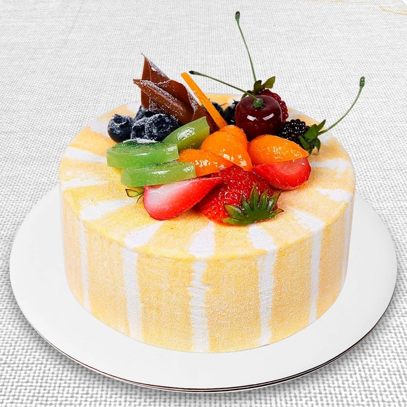 Onemore [25pcs] 12" White Cakeboard Round,Disposable Cake Circle Base Boards Cake Cardboard Pizza Plate platter 12 inch,Pack of 25 - Image 3