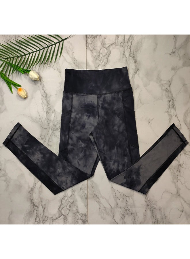 عام التعادل صبغ الرياضة طماق النساء اليوغا السراويل مع جيوب - Image 2