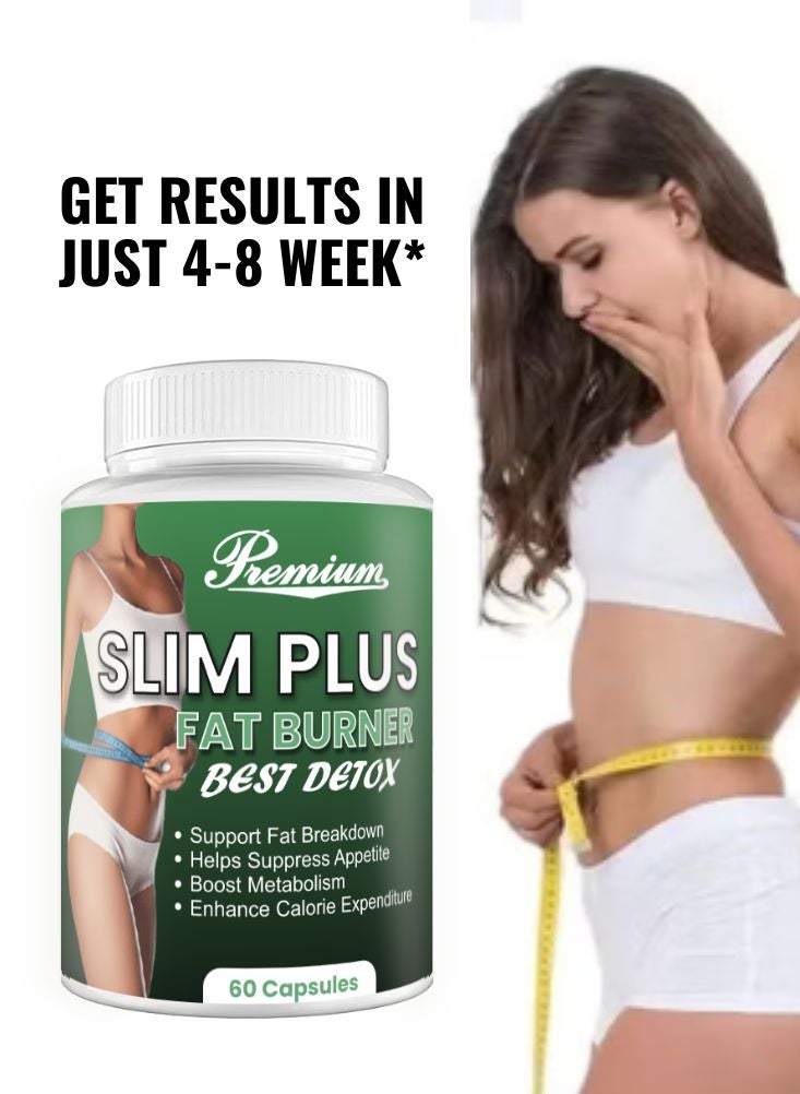 بريميم بريميوم سليم بلس لحرق الدهون - تركيبة لإزالة السموم لإنقاص الوزن والتحكّم في الشهيّة وتعزيز عملية الأيض (٦٠ كبسولة) - Image 4