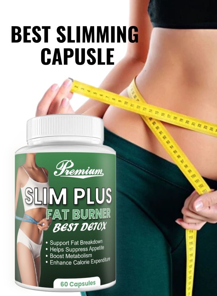 بريميم بريميوم سليم بلس لحرق الدهون - تركيبة لإزالة السموم لإنقاص الوزن والتحكّم في الشهيّة وتعزيز عملية الأيض (٦٠ كبسولة) - Image 2
