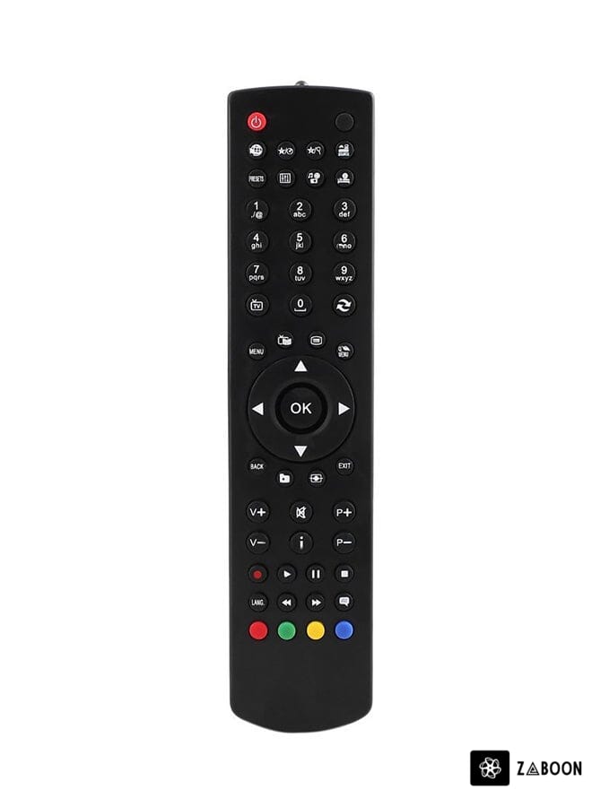 Portable Universal Smart TV Remote Control Replacement For RC1912 TV Control Black