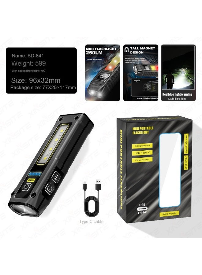 NIBEMINENT New High-Intensity Outdoor Flashlight - Multi-Functional Warning Light