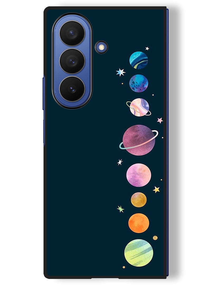 Theodor Case Compatible with Samsung Galaxy Z Fold 7 - 8 Inch Protection Shockproof Bumper Cover Space - Image 1