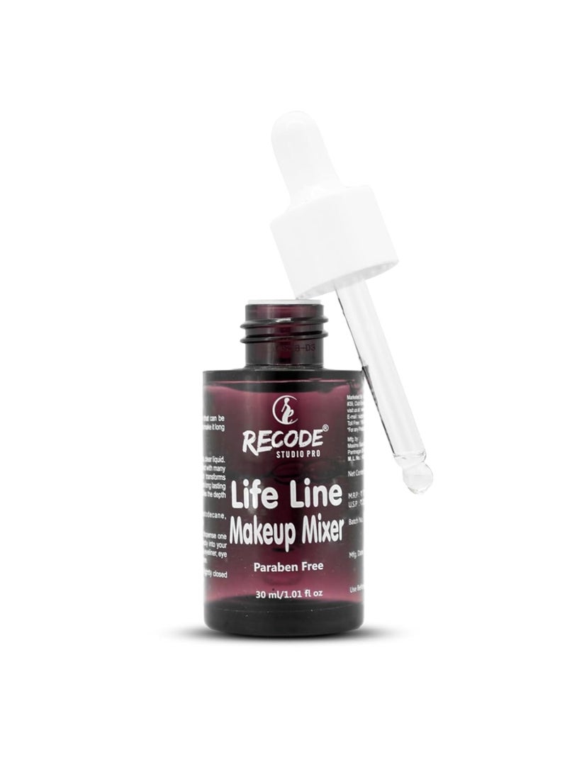 Recode Life Line Makeup Mixer 30ml Long Lasting Waterproof Revives Old Makeup Products  - Image 1