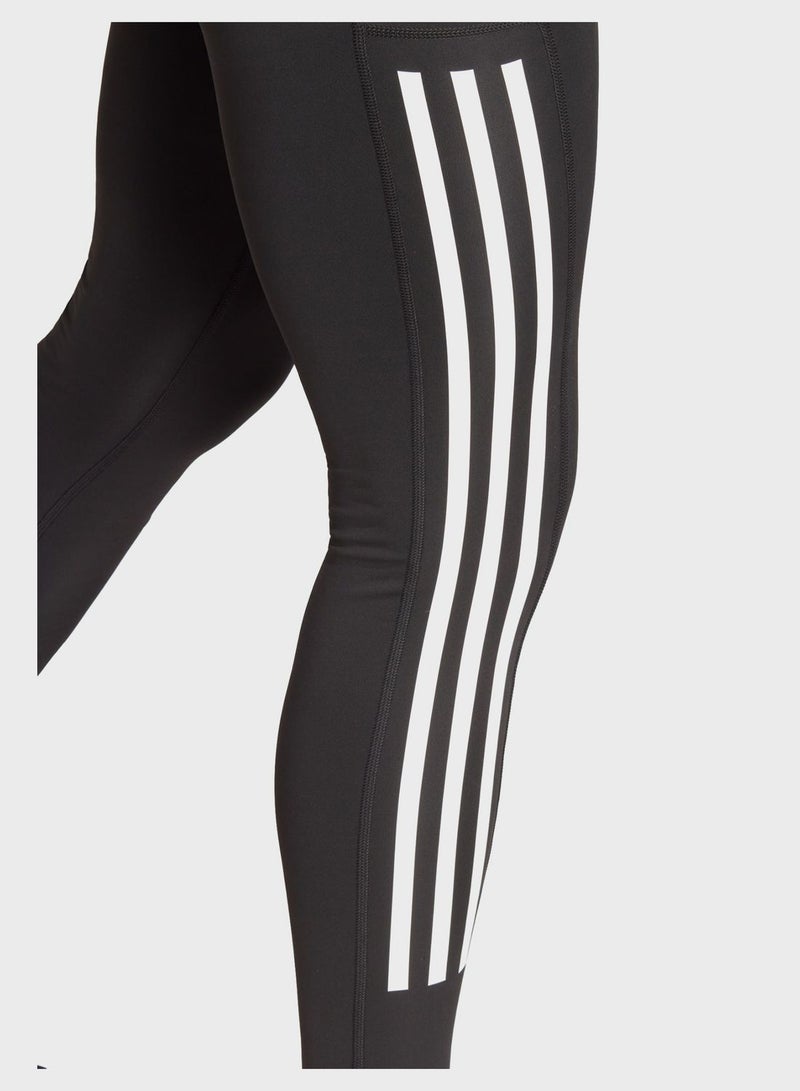 Adidas Optime 3-Stripes Leggings - Image 4