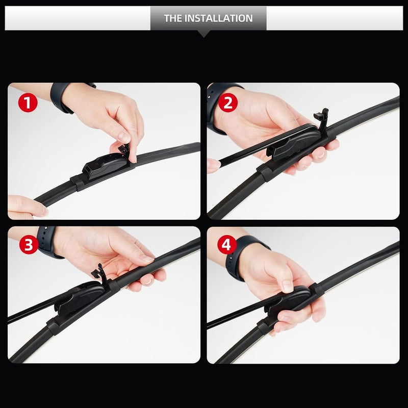 GARDIMU Windshield Wiper Blades Replacement for 2017-2022 Honda CR-V - 3 Pieces (26+16+12 inch) - Image 5