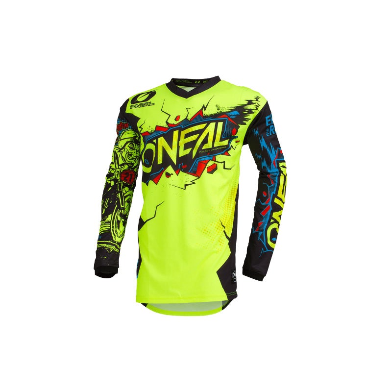 O'Neal O'Neal 001E-903 Men's Element Villain Jersey (Neon Yellow, M)